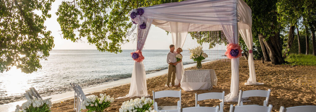 barbados beach wedding