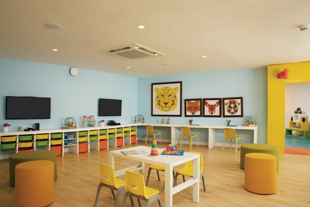 kids' activity room