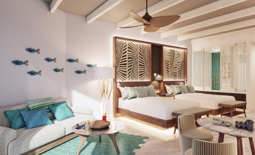 modern suite at Dreams Macao Beach Punta Cana
