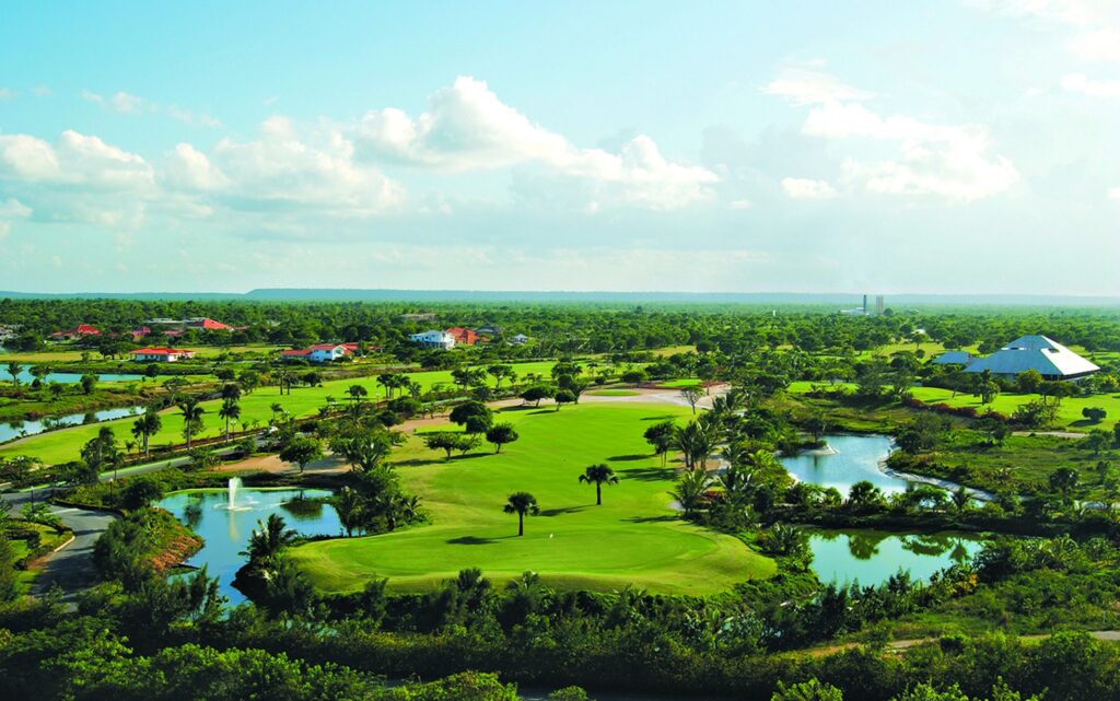 golf course at Dreams Punta Cana resort