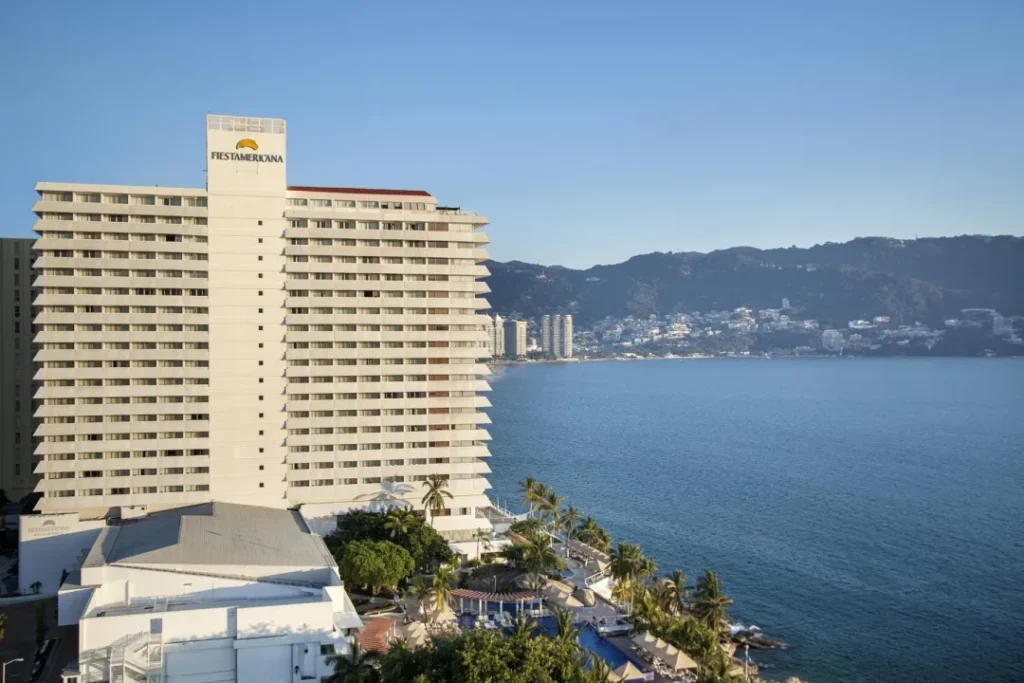 large beachfront resort in Acapulco