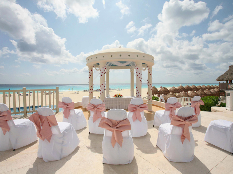 Cancun beach wedding