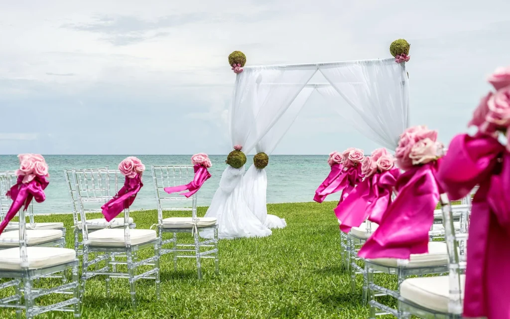 Bahamas beach wedding