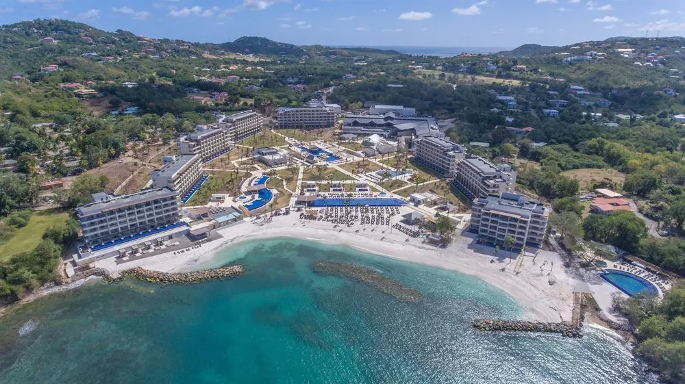 aerial view of hideaway at royalton st. lucia 