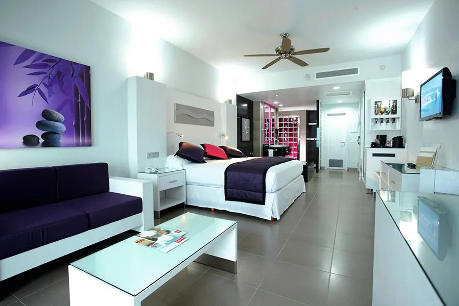 large modern resort suite