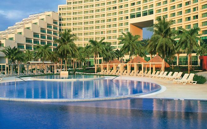 pool and exterior of live aqua beach resort