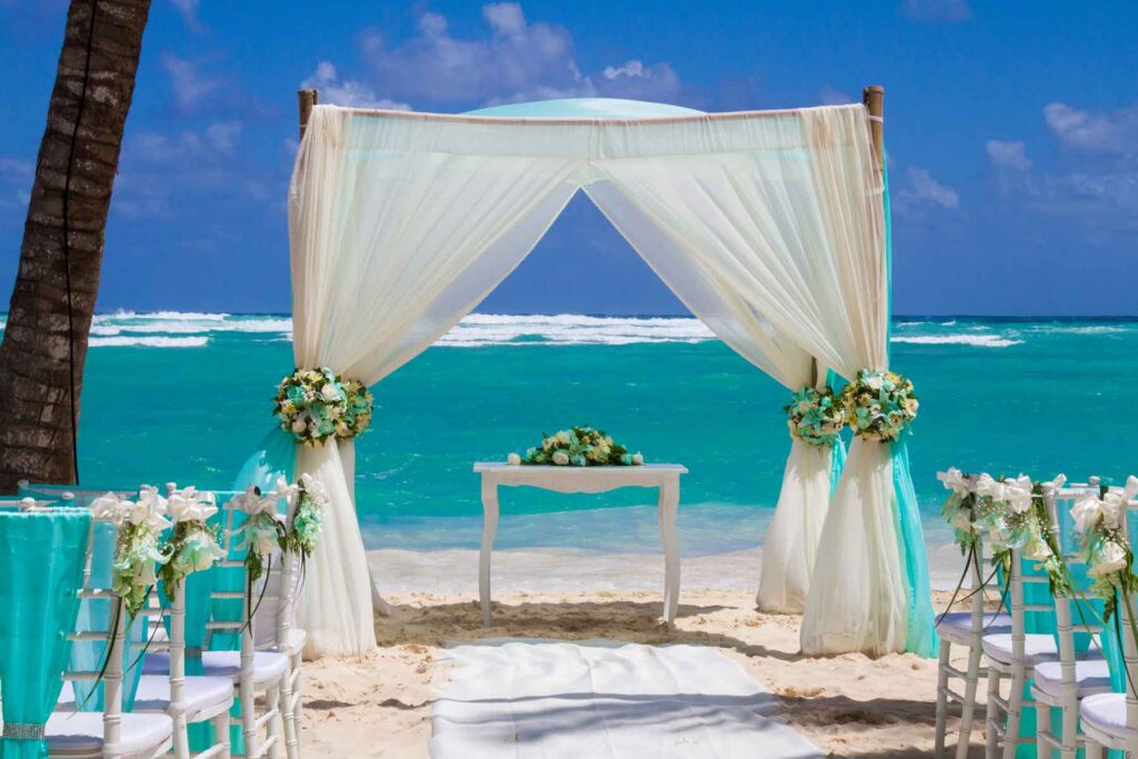 Dominican Republic beach wedding