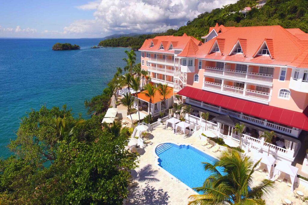 resort overlooking ocean