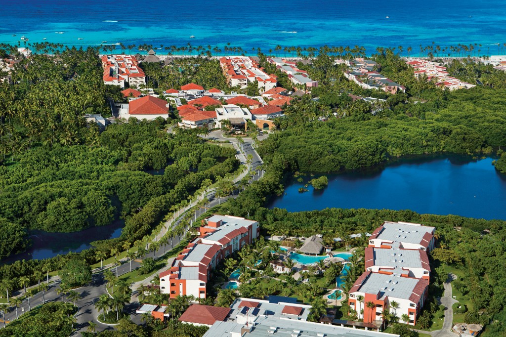 aerial view of Now Larimar Punta Cana