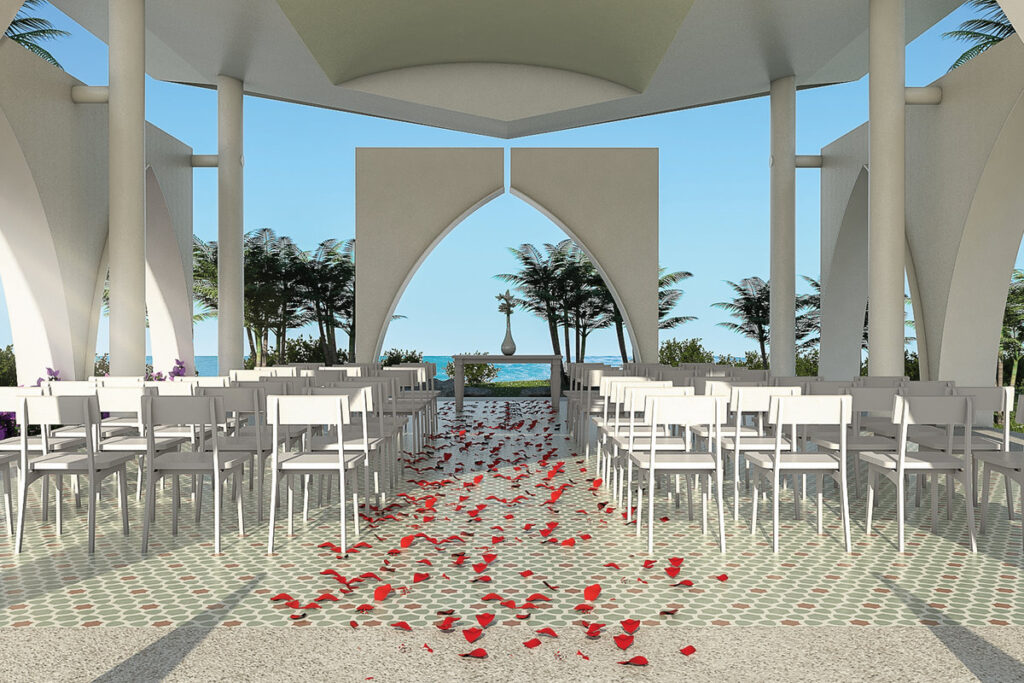 Cancun beach wedding