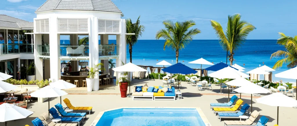 pool next to seven mile beach in negril, jamaica