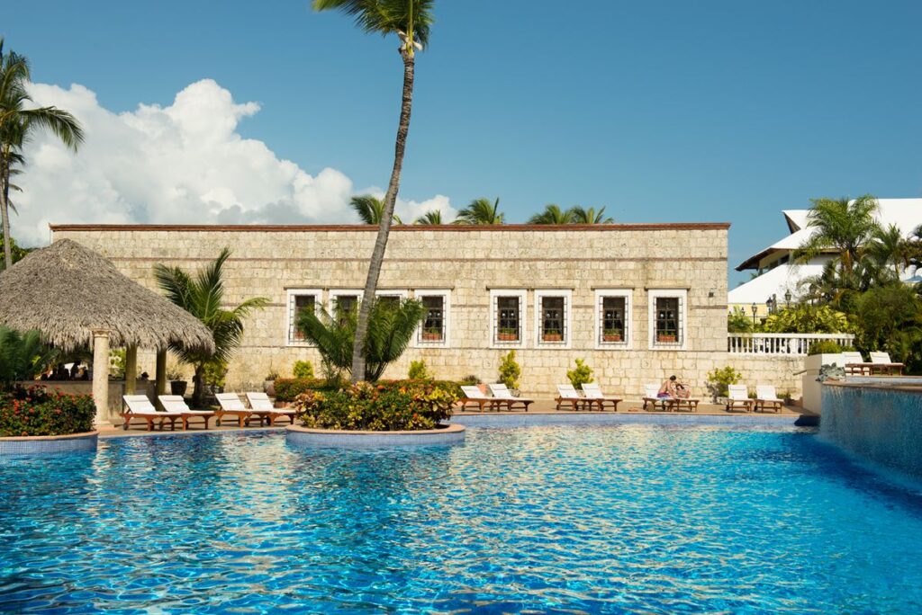 large pool at Beach Palace resort