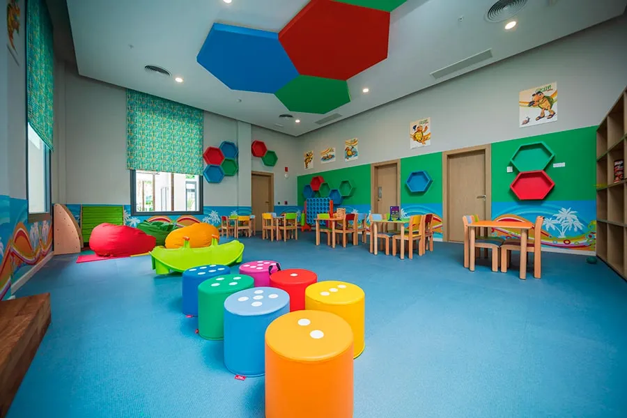 kids activity area at hotel