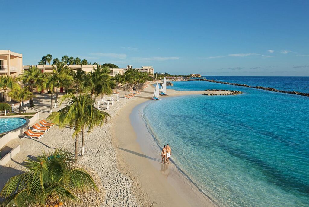 beautiful beach at Sunscape Curacao resort