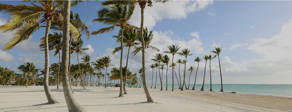 beautiful white sand beach at TRS Cap Cana