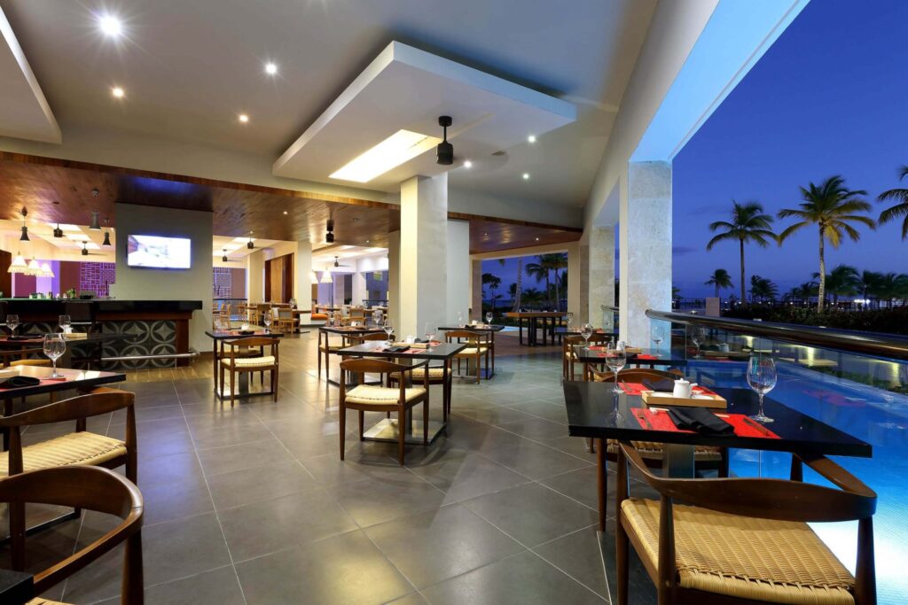 gourmet restaurant at TRS Cap Cana