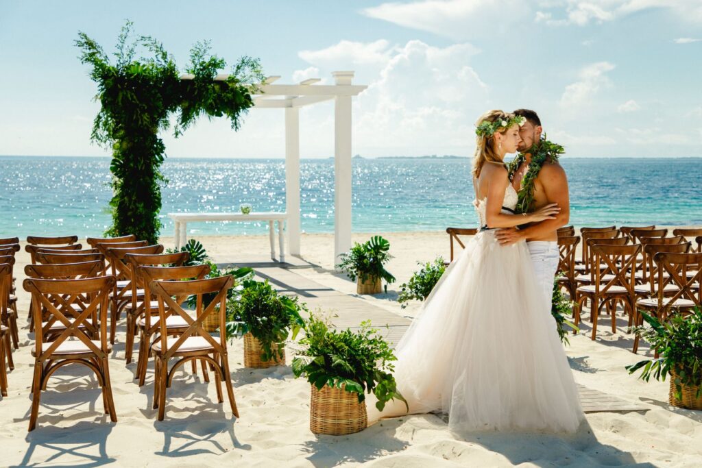 Cancun beach wedding