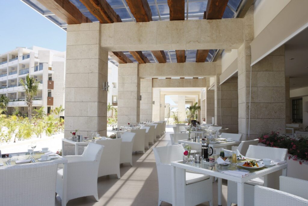 open air restaurant at The Beloved Playa Mujeres