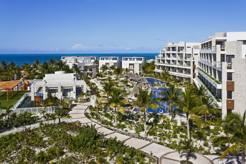 Aerial view of The Beloved Playa Mujeres