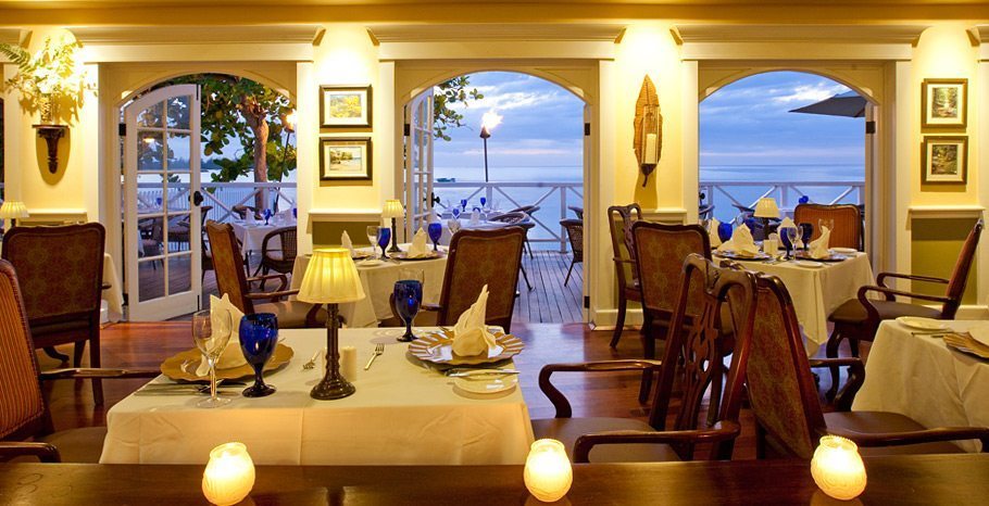 gourmet restaurant at Sandals Royal Caribbean