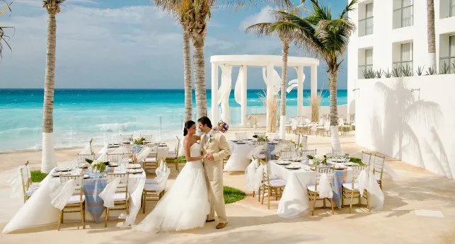 cancun beach wedding