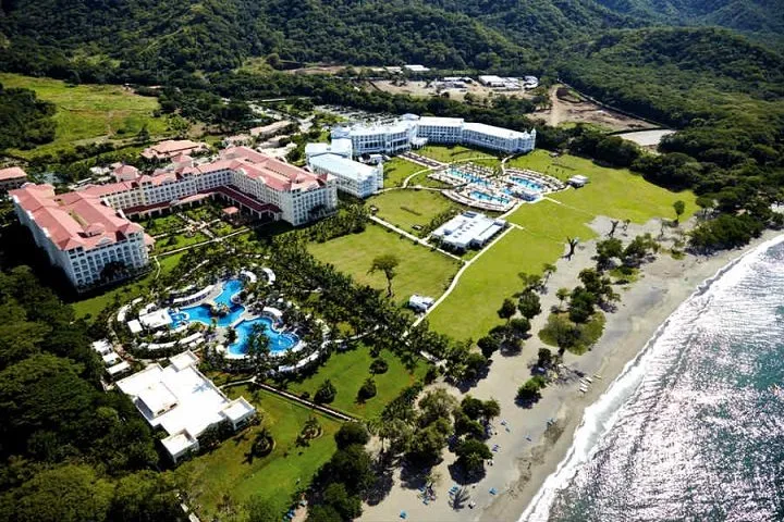 aerial view of Hotel Riu Palace Costa Rica and beach