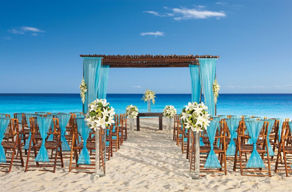 Cancun beach wedding