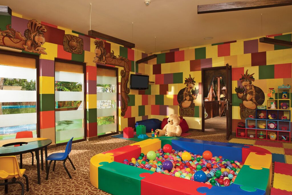 childrens play area at resort