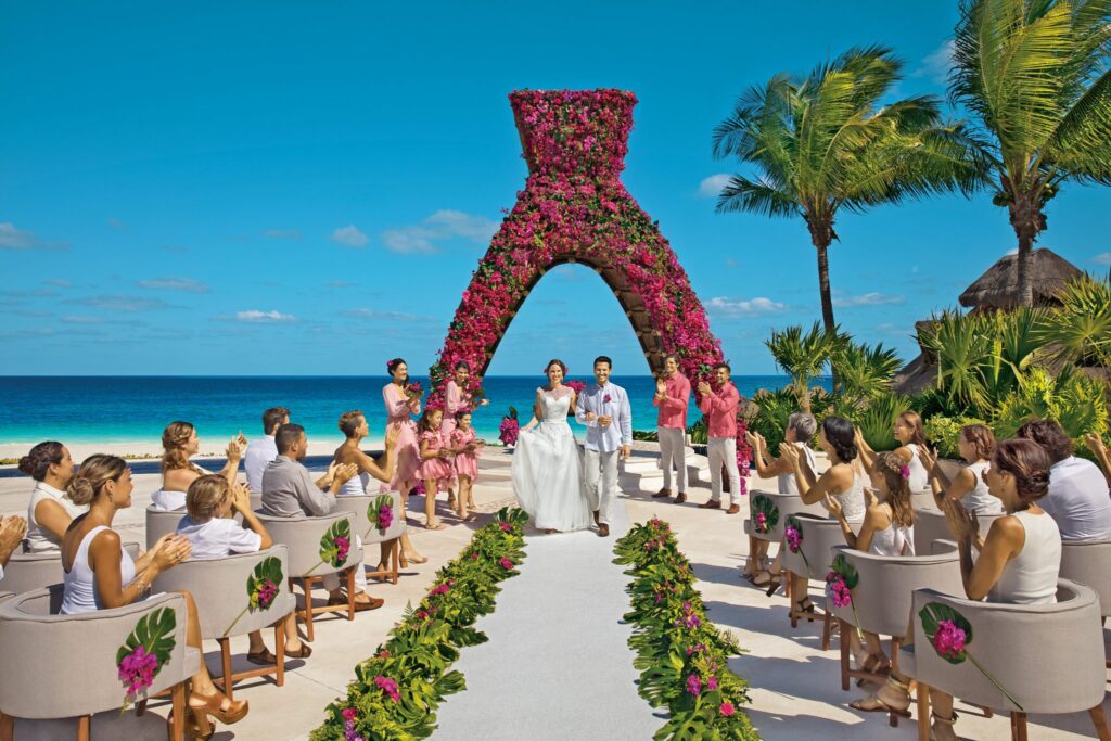 cancun beach wedding