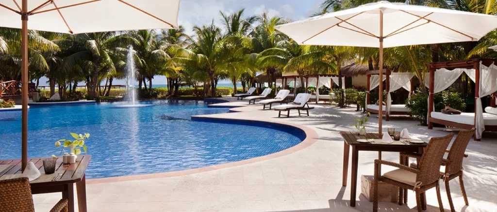 pool at El Dorado Maroma