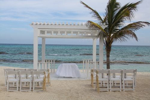 mexico beach wedding