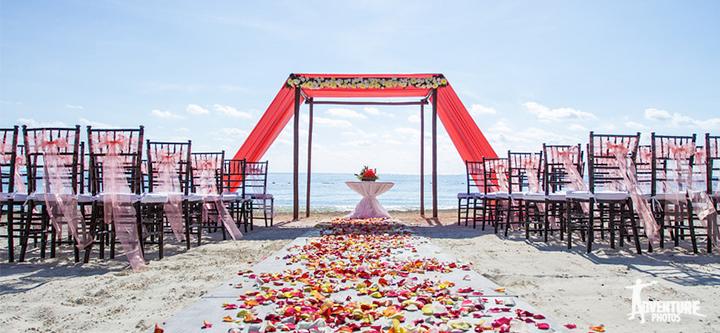 cancun beach wedding