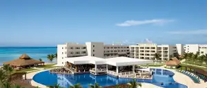 aerial view of resort pool