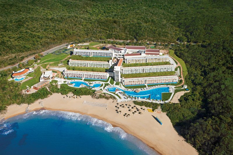 aerial view of Secrets Huatulco Resort & Spa